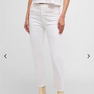 AGOLDE Riley High-Rise Straight Cropped Denim Jeans Size 26